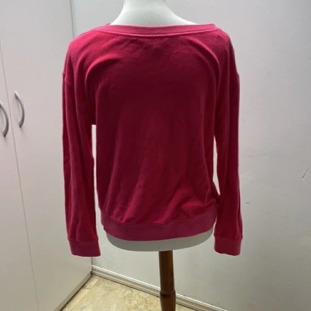 Juicy Couture Pink Terry cloth Sweatshirt size M